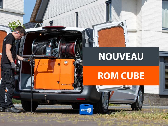 Nouveau : Machine de nettoyage d'égouts ROM Cube